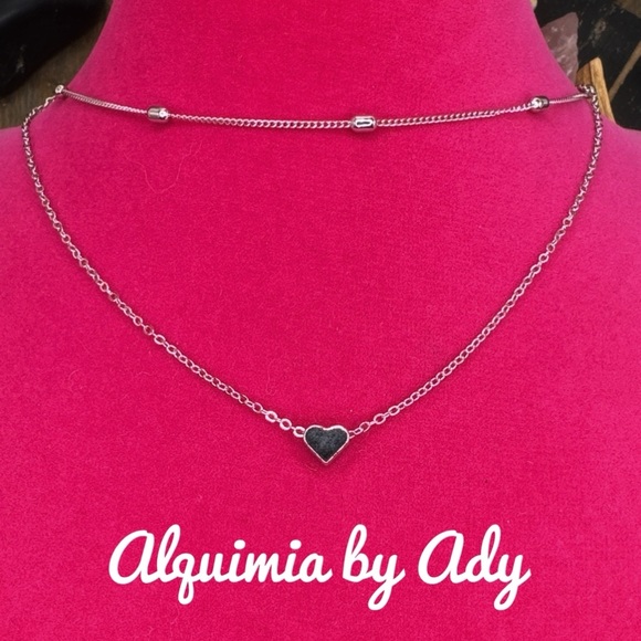 Alquimia Silver Layered Necklaces Minimalist Design - Picture 1 of 1